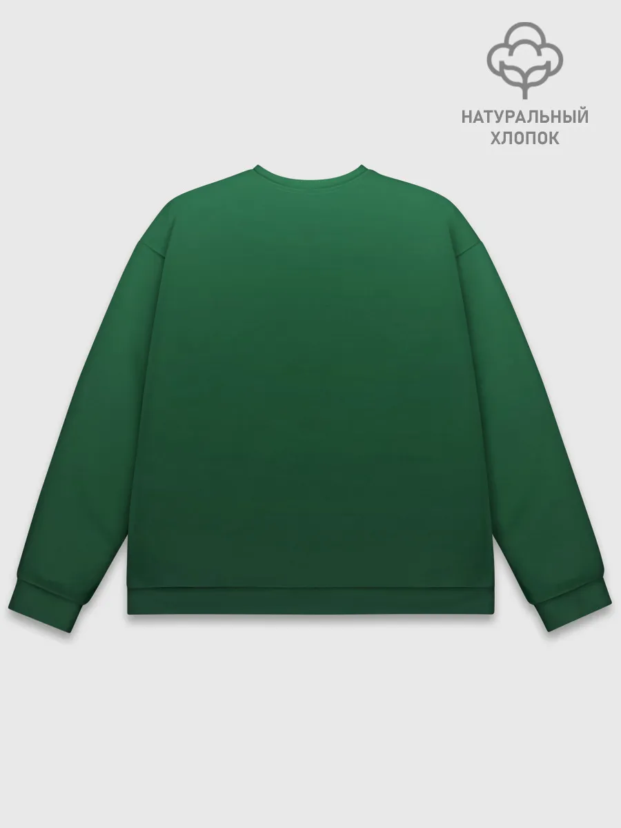 Мужской свитшот базовый / Клевер удачи