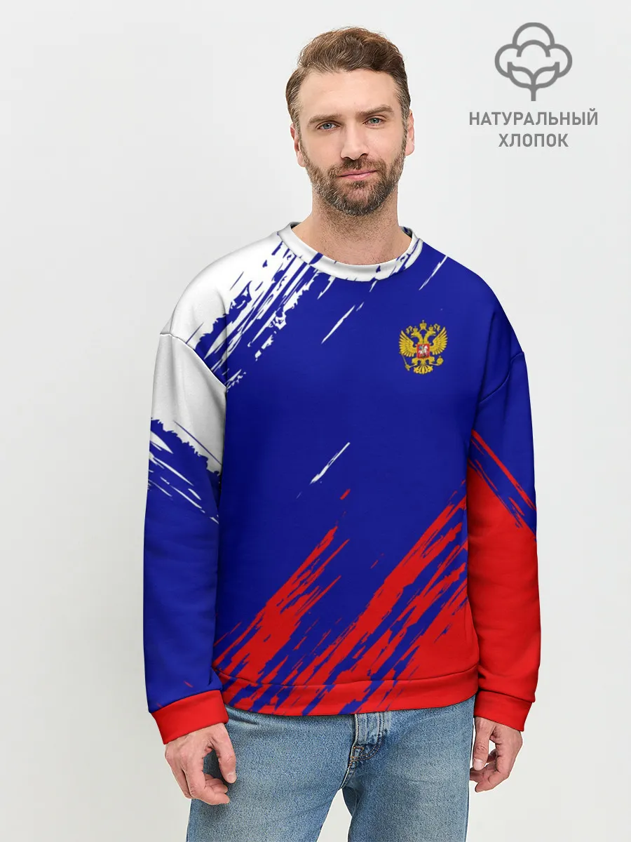 Мужской свитшот базовый / RUSSIA SPORT / РОССИЯ СПОРТ