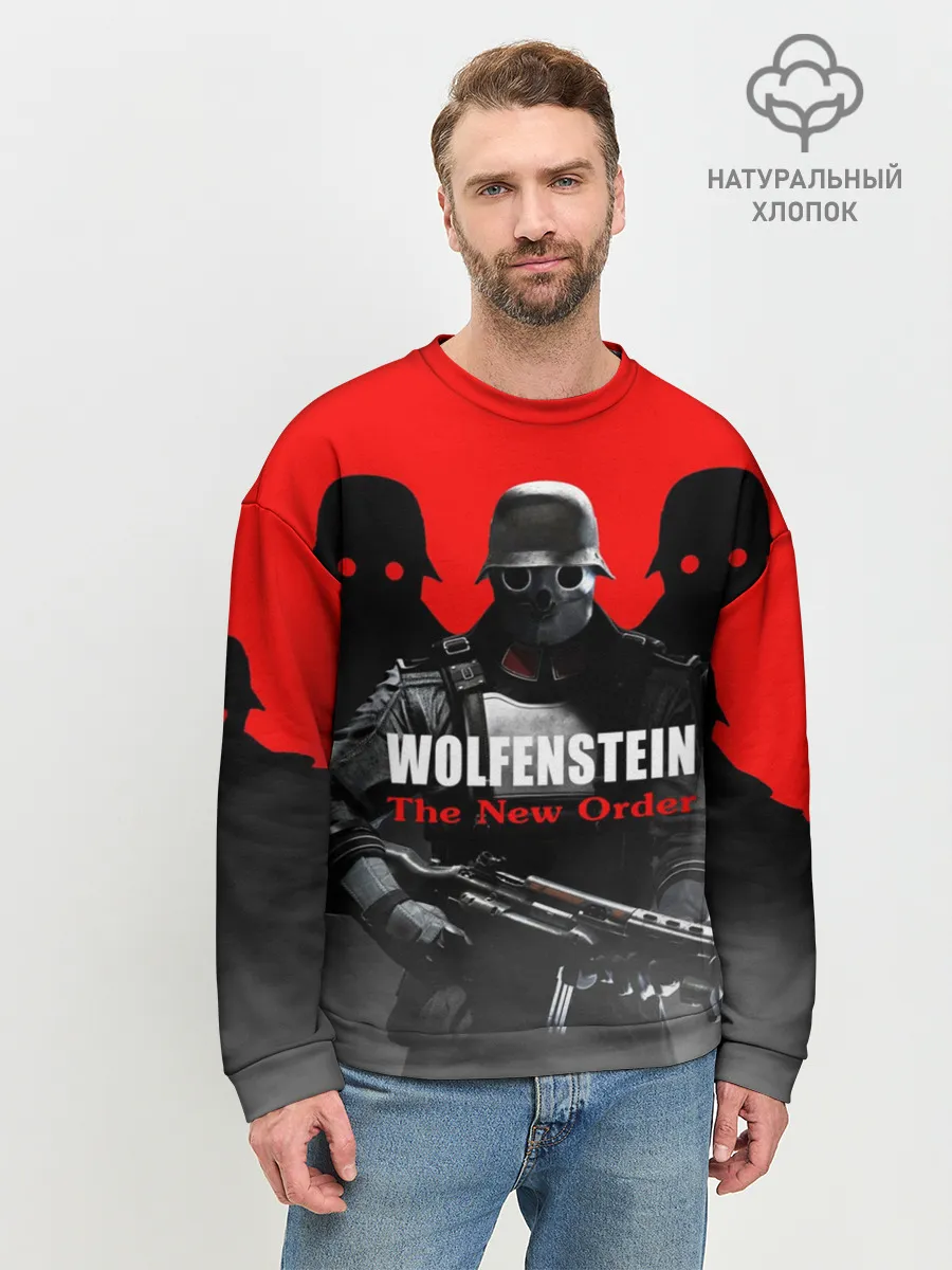 Мужской свитшот базовый / Wolfenstein: The New Order