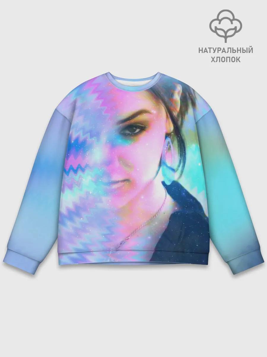Мужской свитшот базовый / Саша Грей. Абстракция