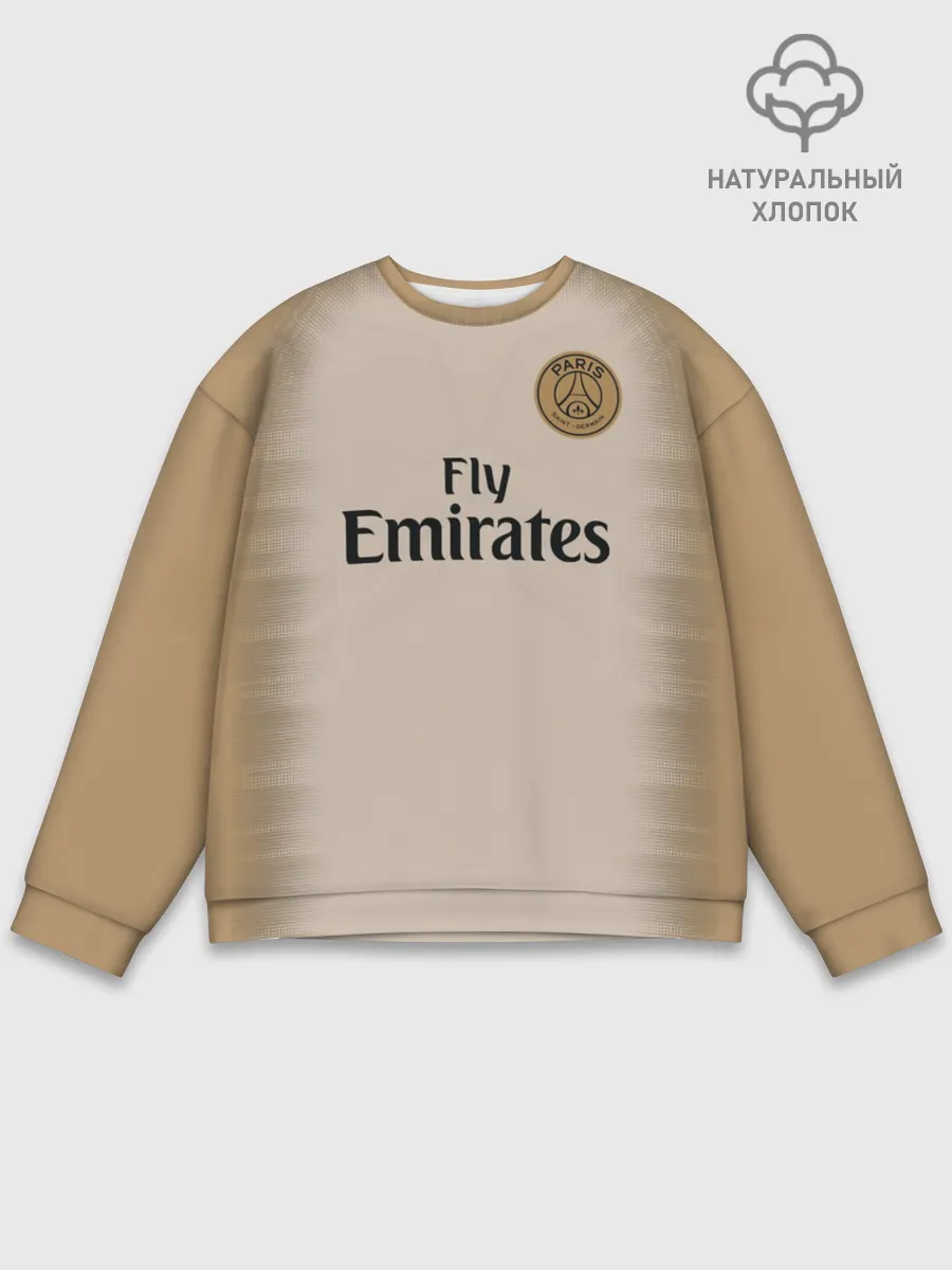 Мужской свитшот базовый / PSG Форма Новая Away 18/19