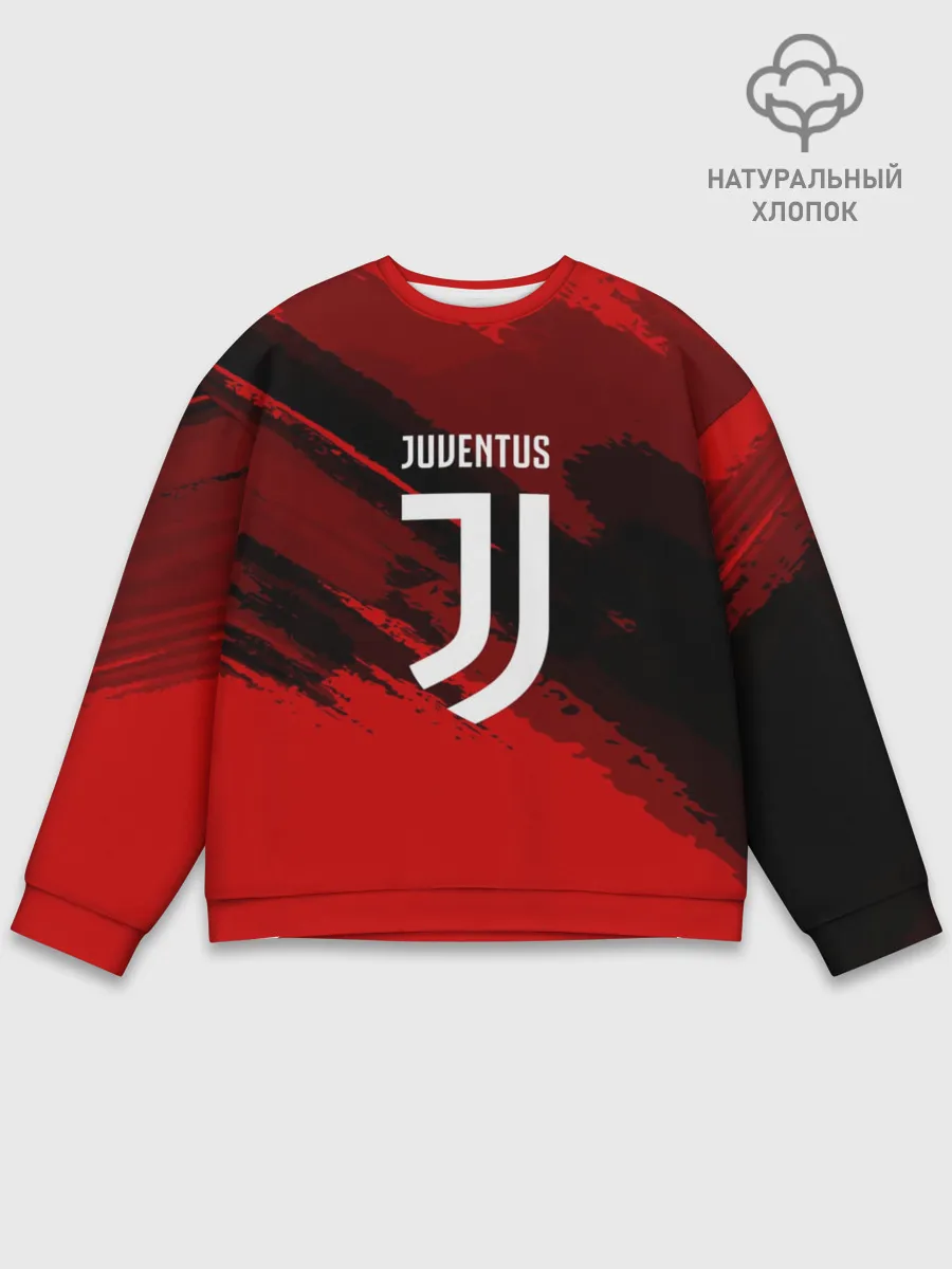 Мужской свитшот базовый / JUVENTUS SPORT RED
