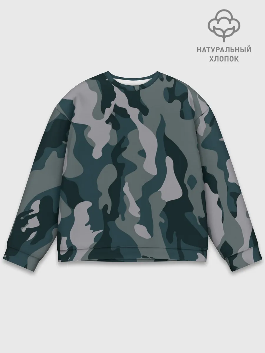 Мужской свитшот базовый / камуфляж