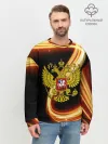 Мужской свитшот базовый / Герб РФ collection line