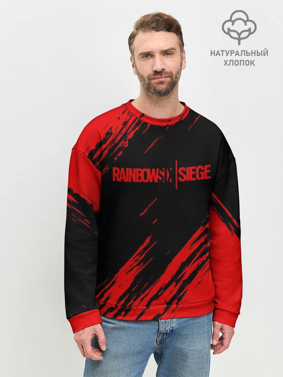 Мужской свитшот базовый / RAINBOW SIX SIEGE OUTBREAK