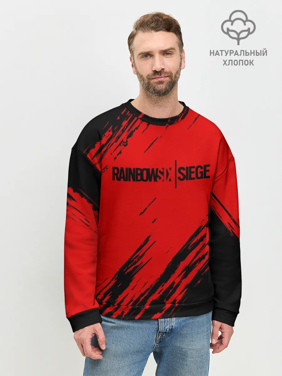 Мужской свитшот базовый / RAINBOW SIX SIEGE OUTBREAK