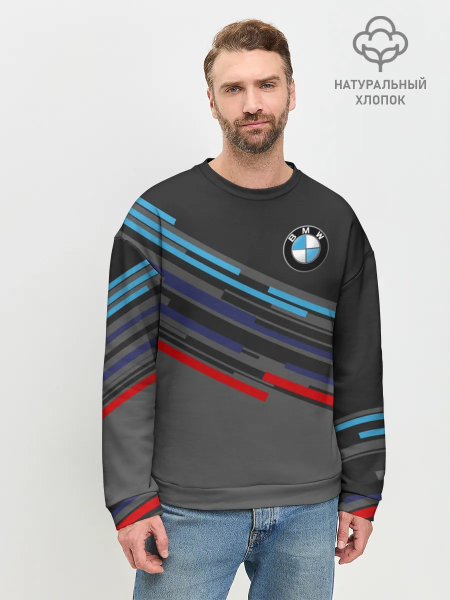 Мужской свитшот базовый / BMW BRAND COLOR
