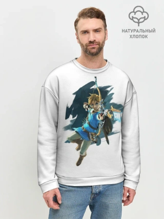Мужской свитшот базовый / The Legend of Zelda
