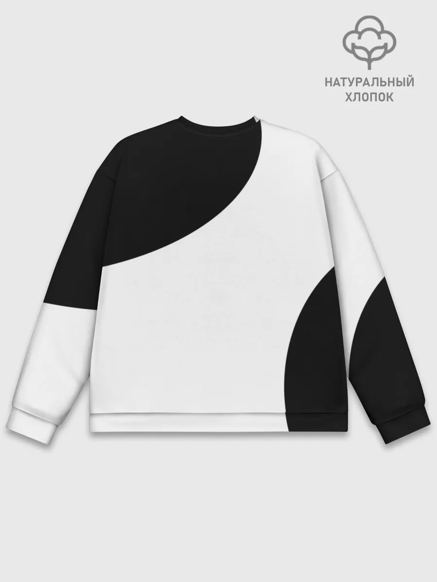 Мужской свитшот базовый / Россия Black&White