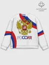 Мужской свитшот базовый / Россия Триколор