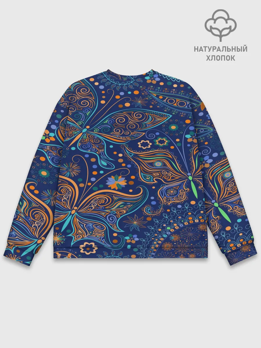 Мужской свитшот базовый / Необычные узоры