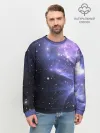 Мужской свитшот базовый / Сияние звёзд