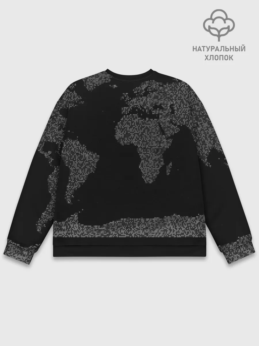 Мужской свитшот базовый / Русский хакер