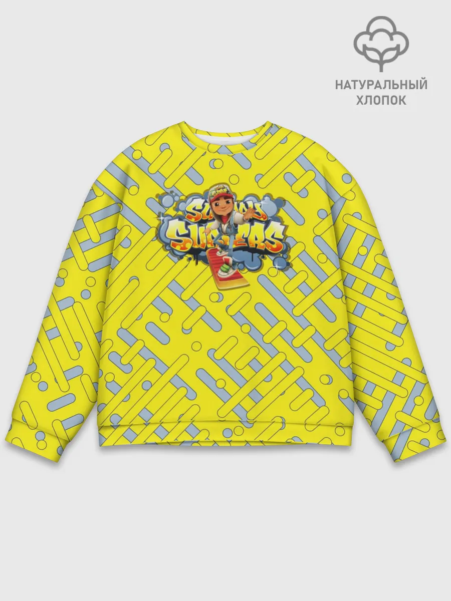 Мужской свитшот базовый / Subway Surfers