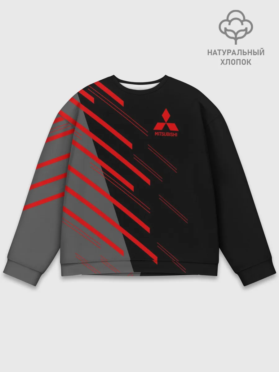 Мужской свитшот базовый / MITSUBISHI | МИТСУБИСИ