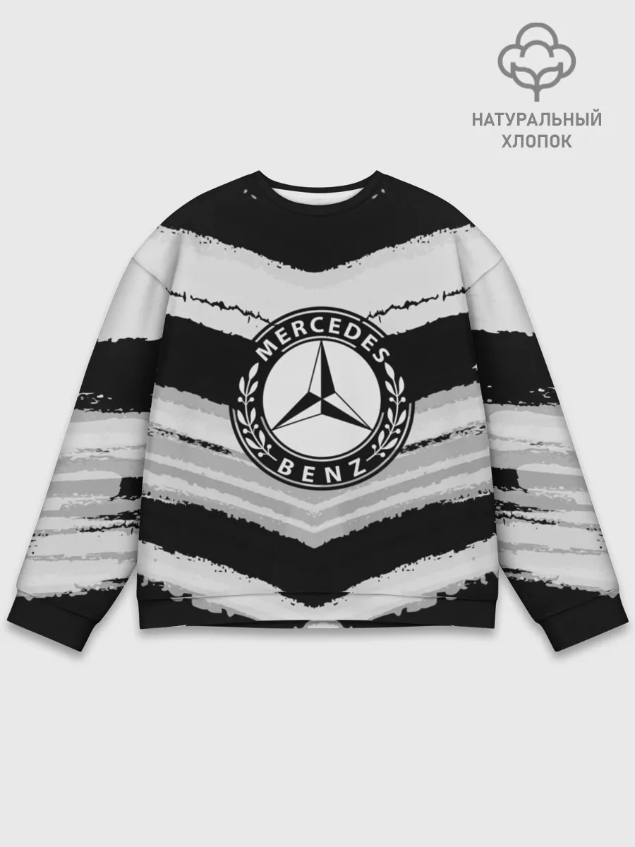 Мужской свитшот базовый / Mercedes sport abstract 2018