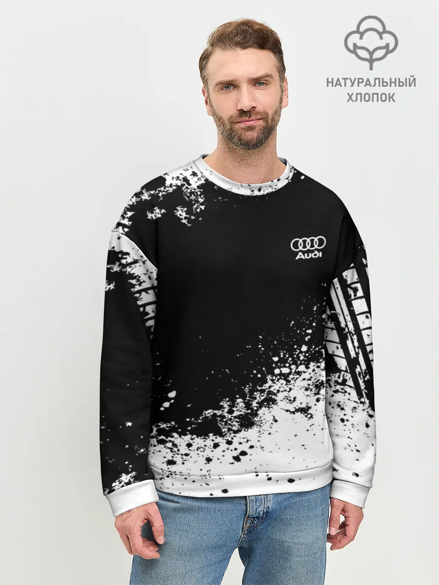 Мужской свитшот базовый / Audi brand motors