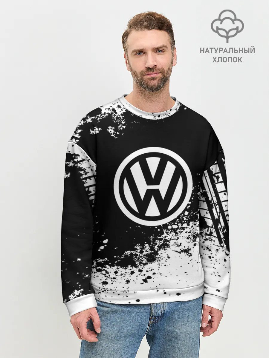 Мужской свитшот базовый / Volkswagen abstract sport