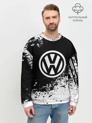 Мужской свитшот базовый / Volkswagen abstract sport
