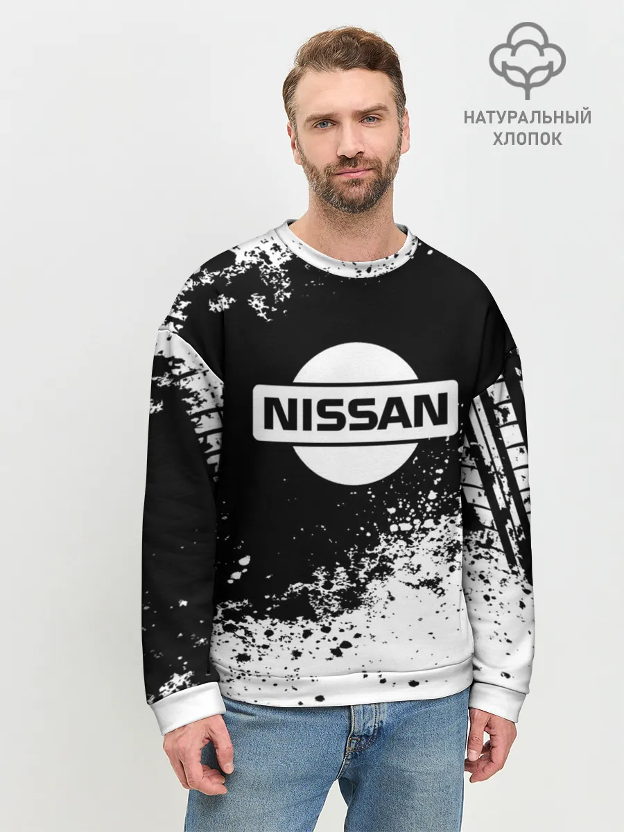 Мужской свитшот базовый / Nissan abstract sport