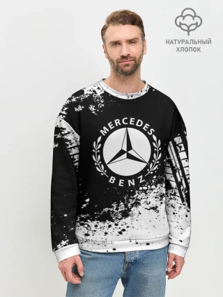 Мужской свитшот базовый / Mercedes abstract sport