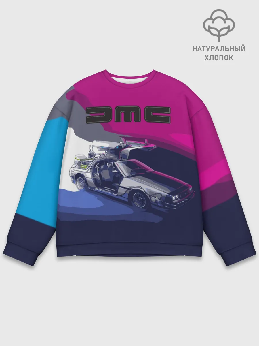 Мужской свитшот базовый / DeLorean