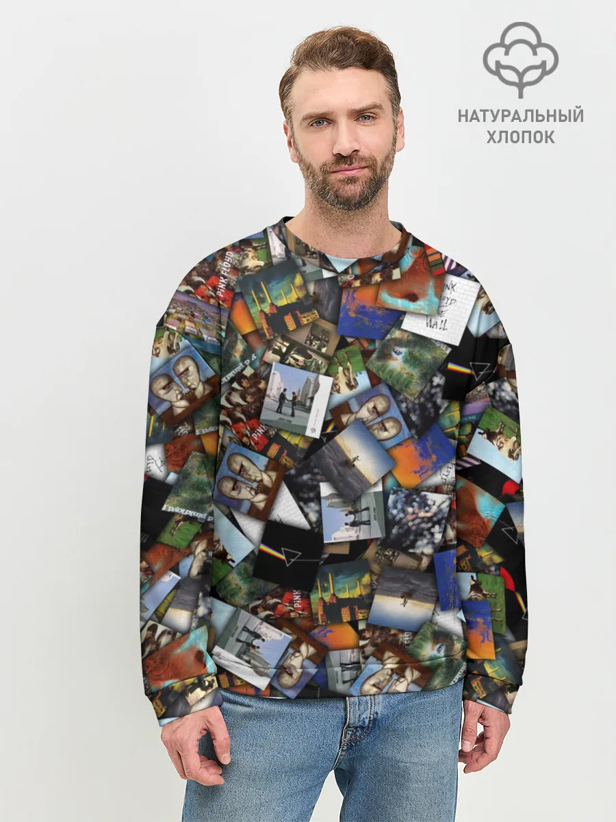 Мужской свитшот базовый / Pink Floyd. Дискография