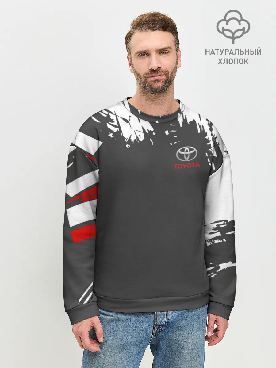 Мужской свитшот базовый / TOYOTA SPORT