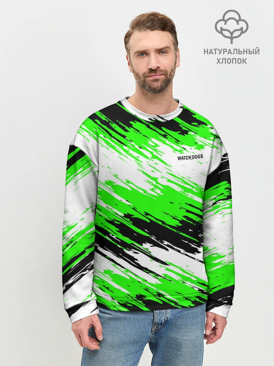 Мужской свитшот базовый / Watch Dogs