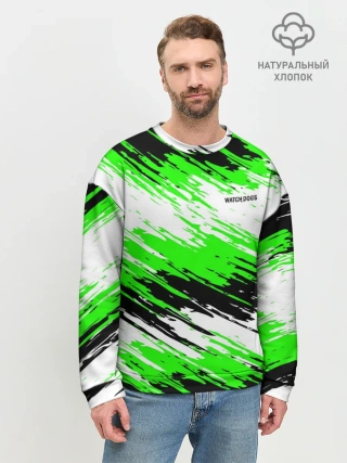 Мужской свитшот базовый / Watch Dogs