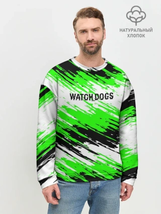 Мужской свитшот базовый / Watch Dogs