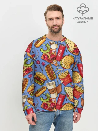 Мужской свитшот базовый / Fastfood