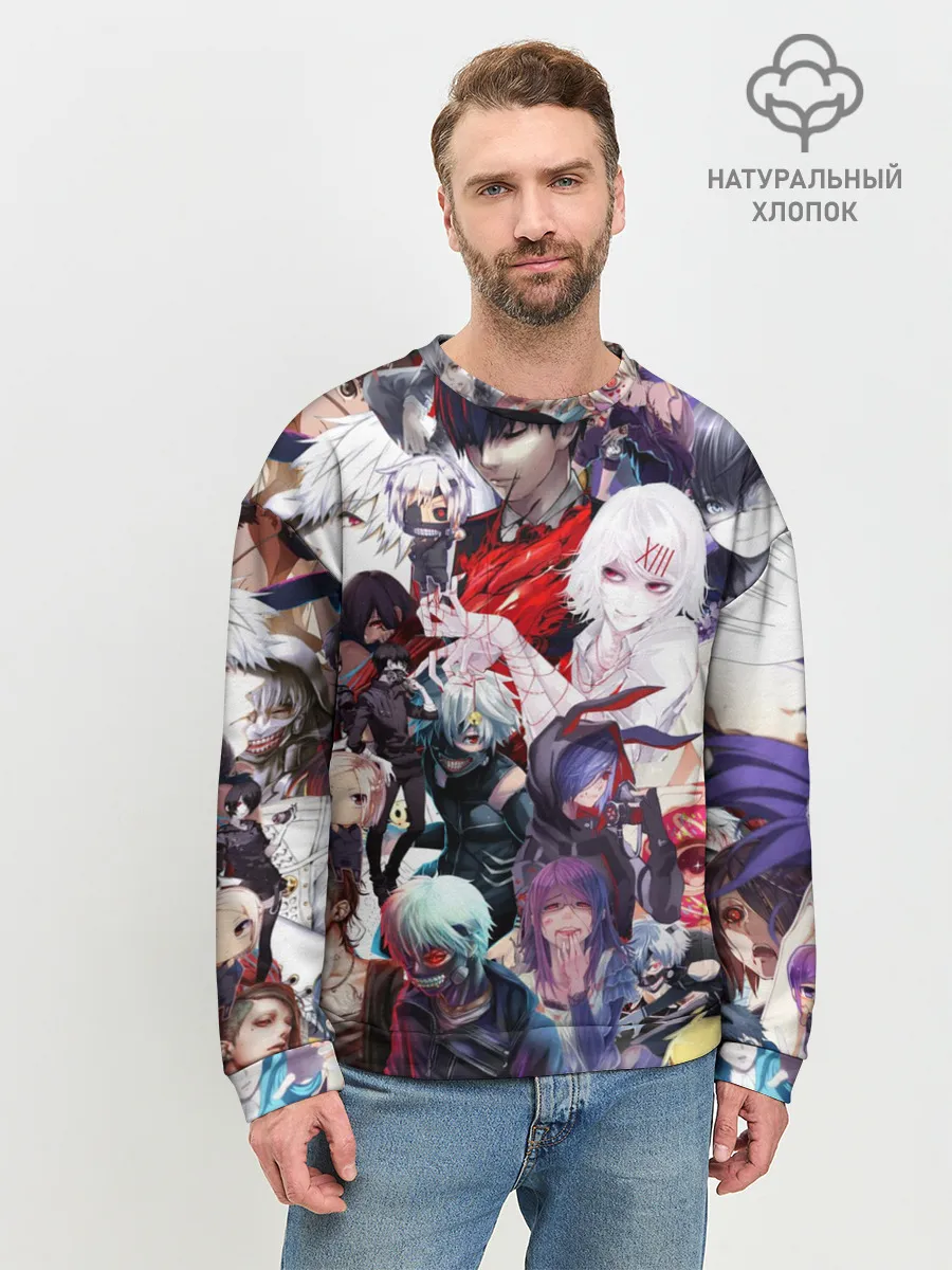 Мужской свитшот базовый / Tokyo-Ghoul