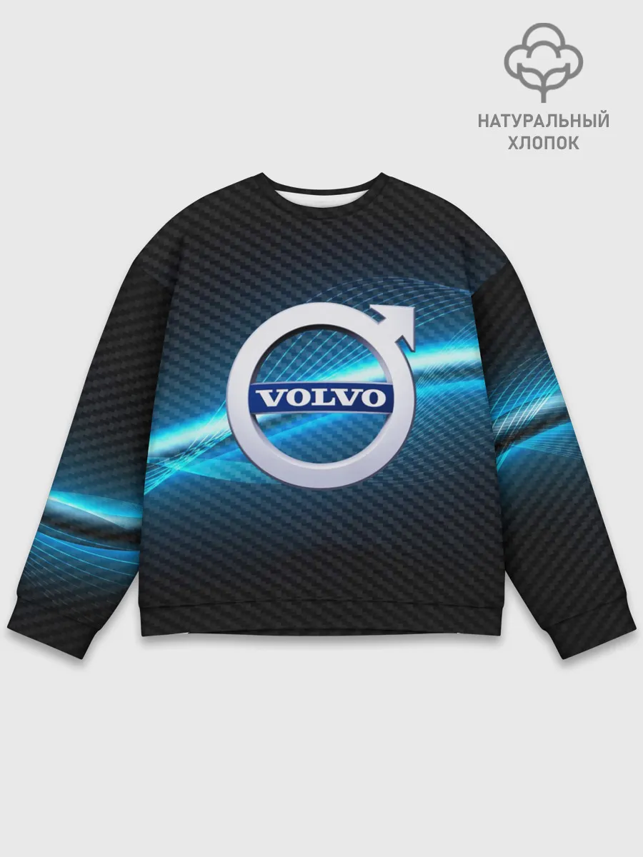 Мужской свитшот базовый / VOLVO machine motor XXI