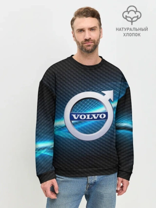 Мужской свитшот базовый / VOLVO machine motor XXI