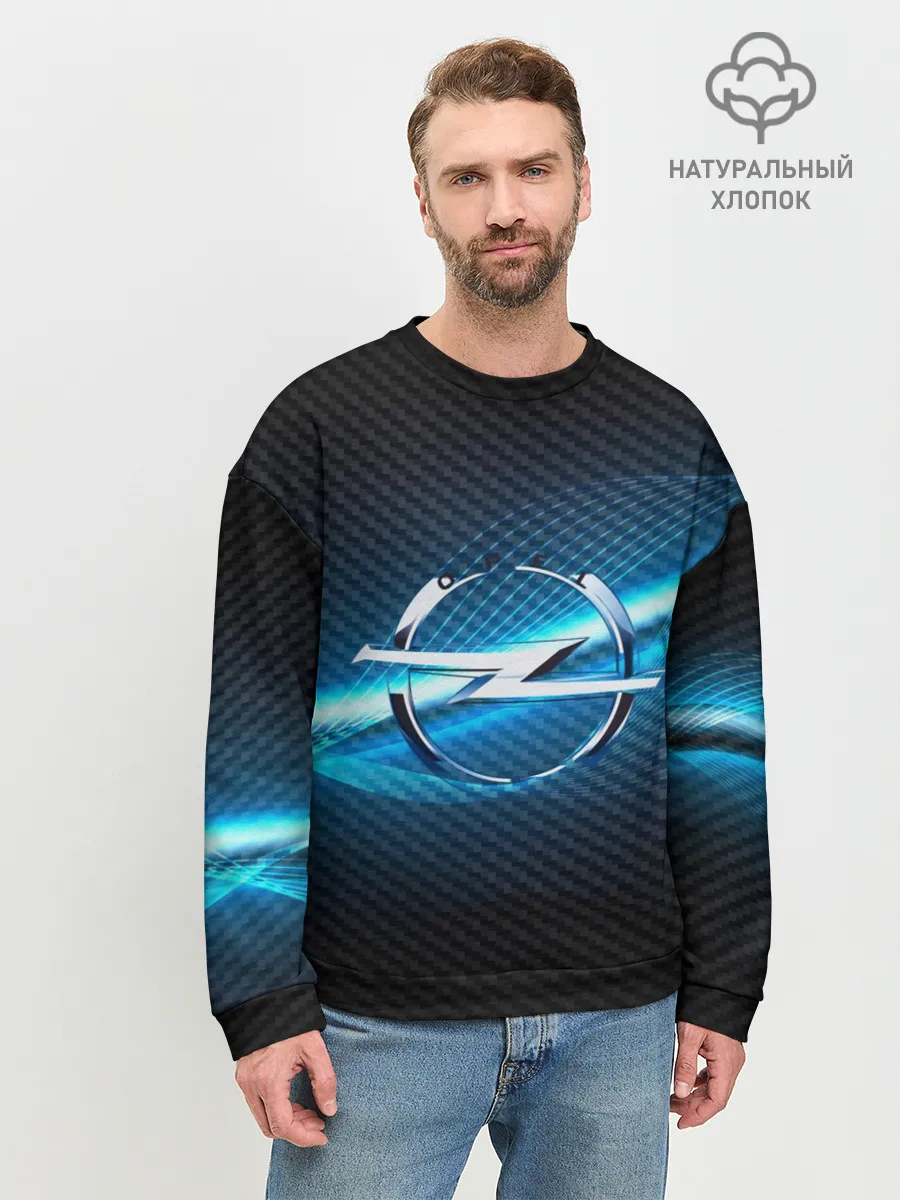 Мужской свитшот базовый / OPEL machine motor XXI