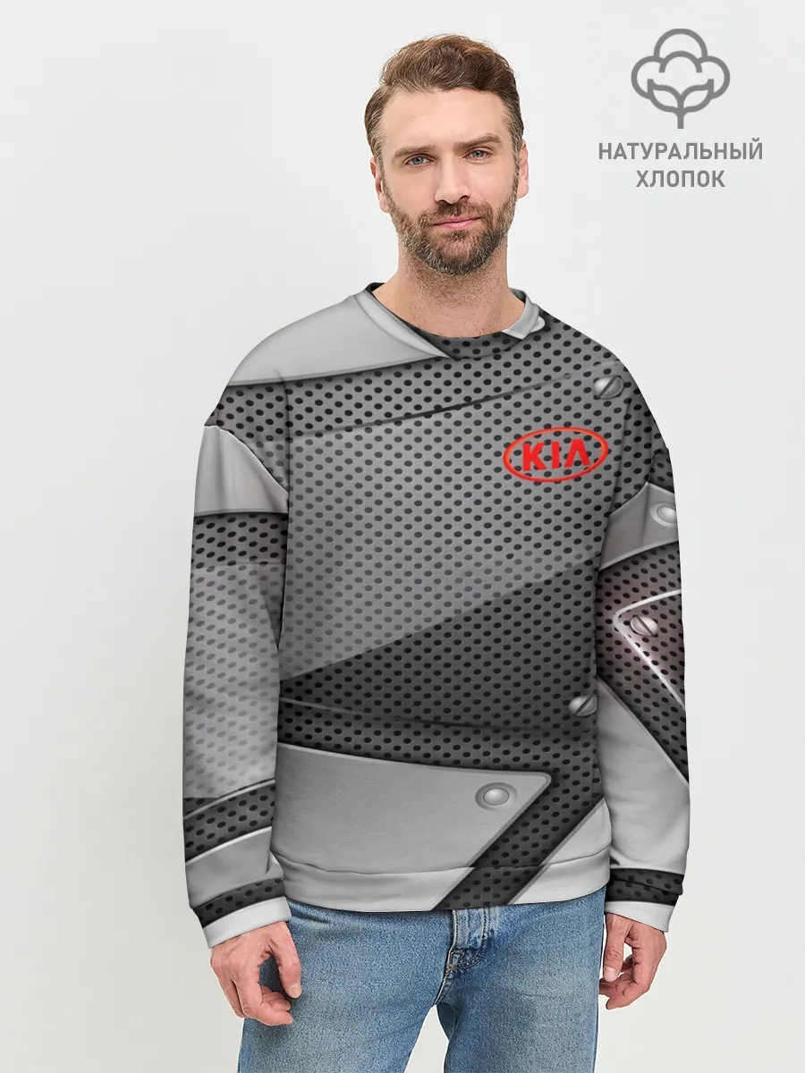 Мужской свитшот базовый / KIA metalic motors