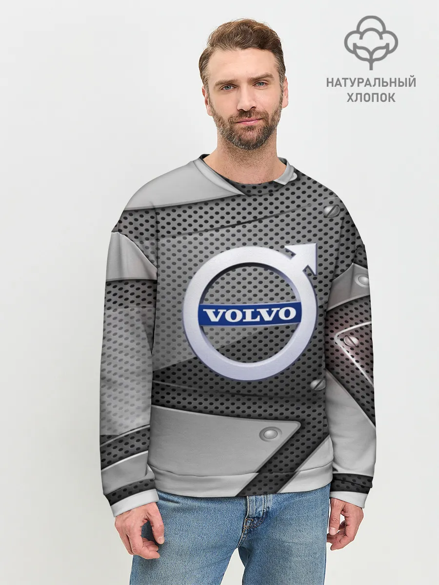 Мужской свитшот базовый / VOLVO metalic 2018