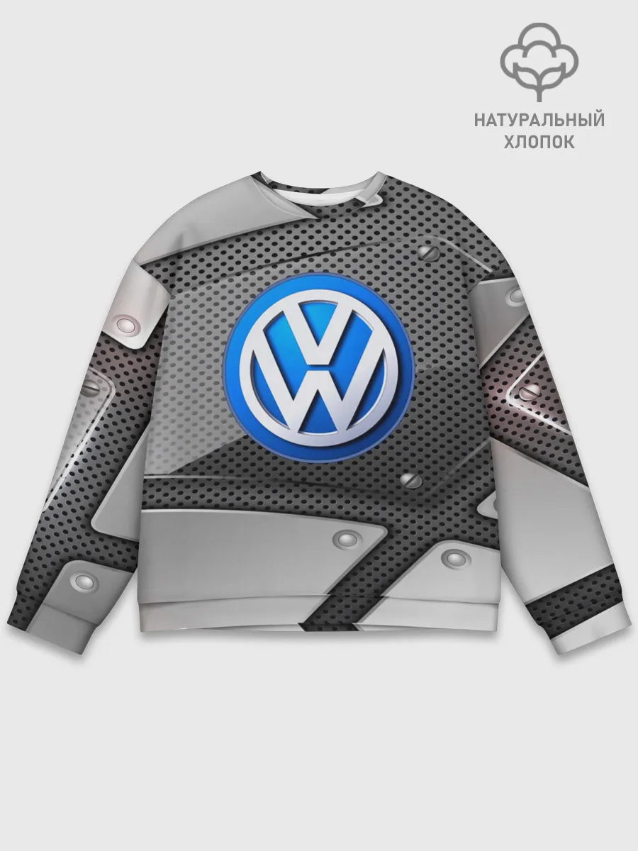Мужской свитшот базовый / Volkswagen metalic 2018