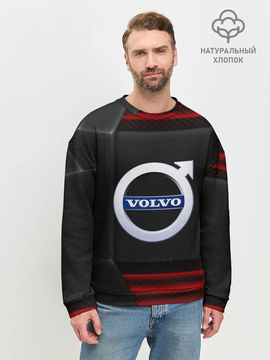 Мужской свитшот базовый / volvo auto sport