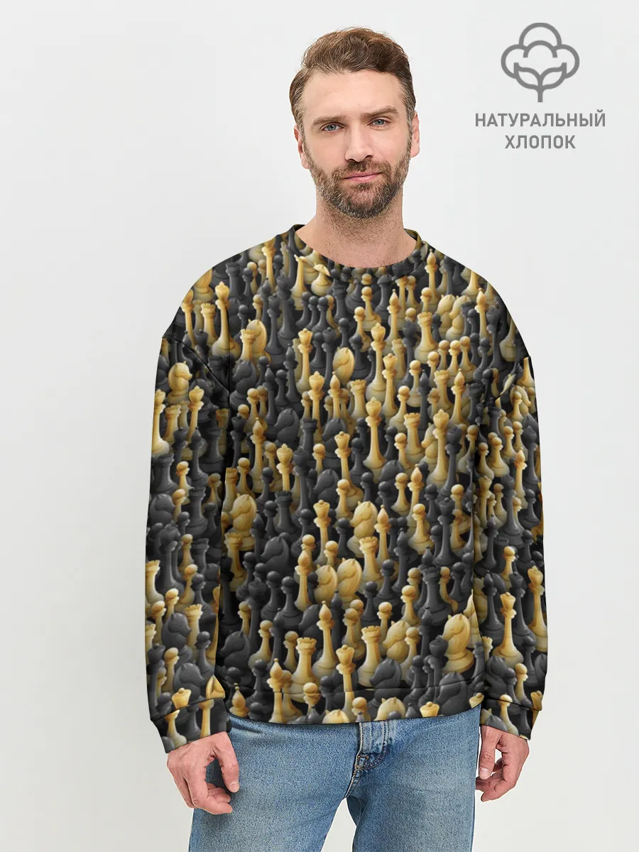 Мужской свитшот базовый / Шахматы
