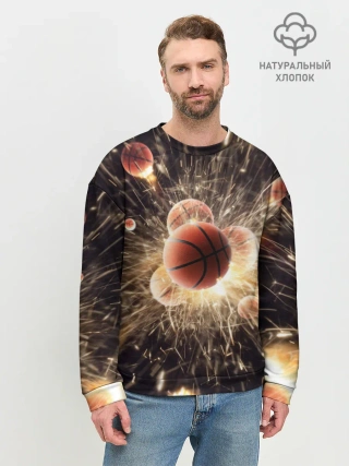 Мужской свитшот базовый / Звезда баскетбола