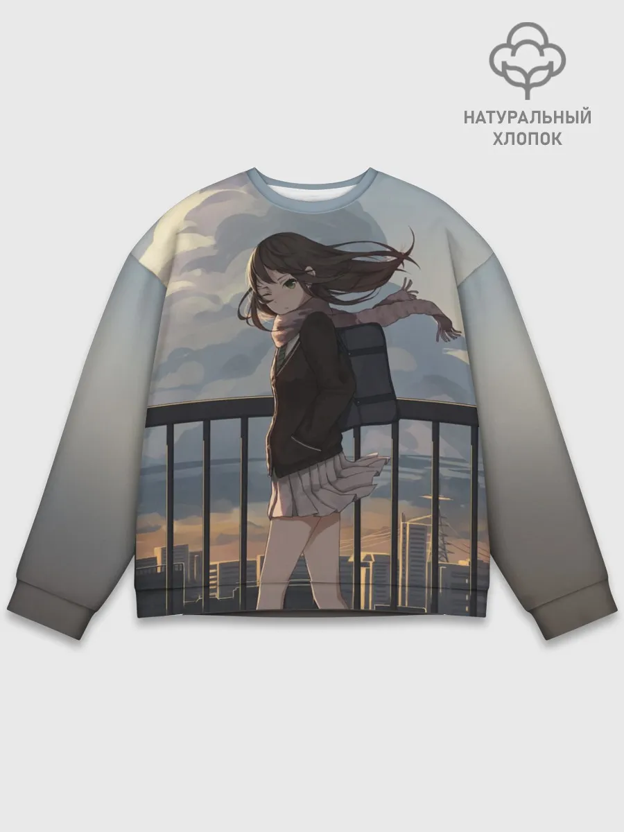 Мужской свитшот базовый / IDOLMASTER. Rin Shibuya