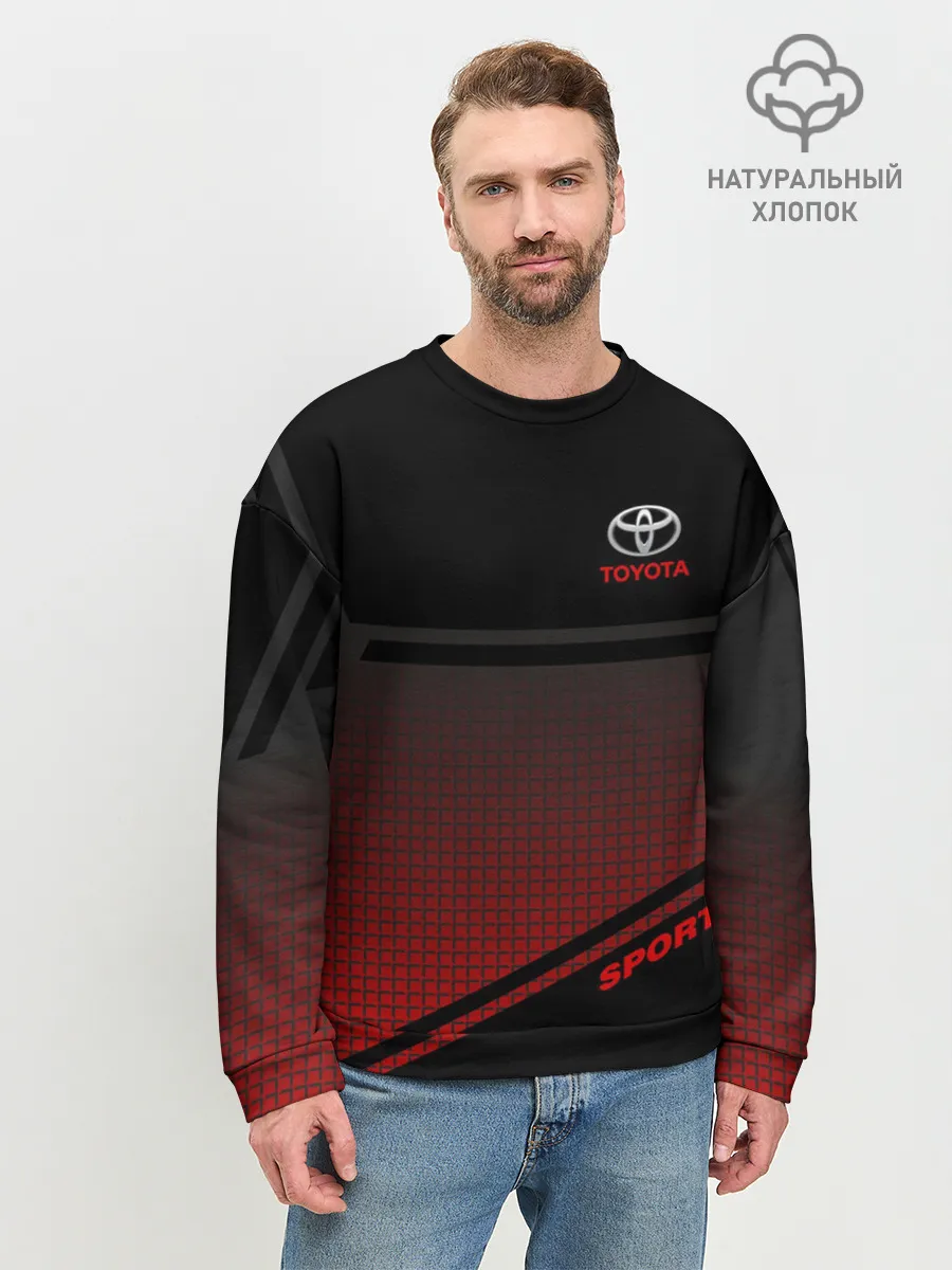 Мужской свитшот базовый / TOYOTA | ТОЙОТА