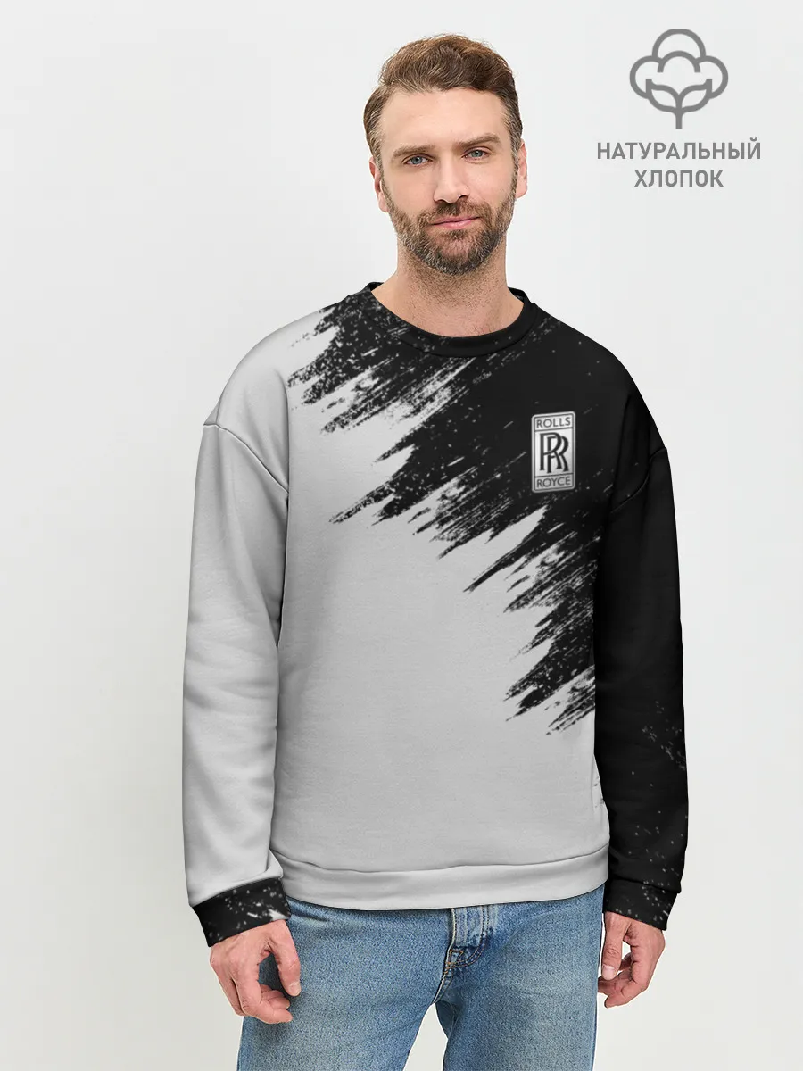 Мужской свитшот базовый / Rolls-Royce