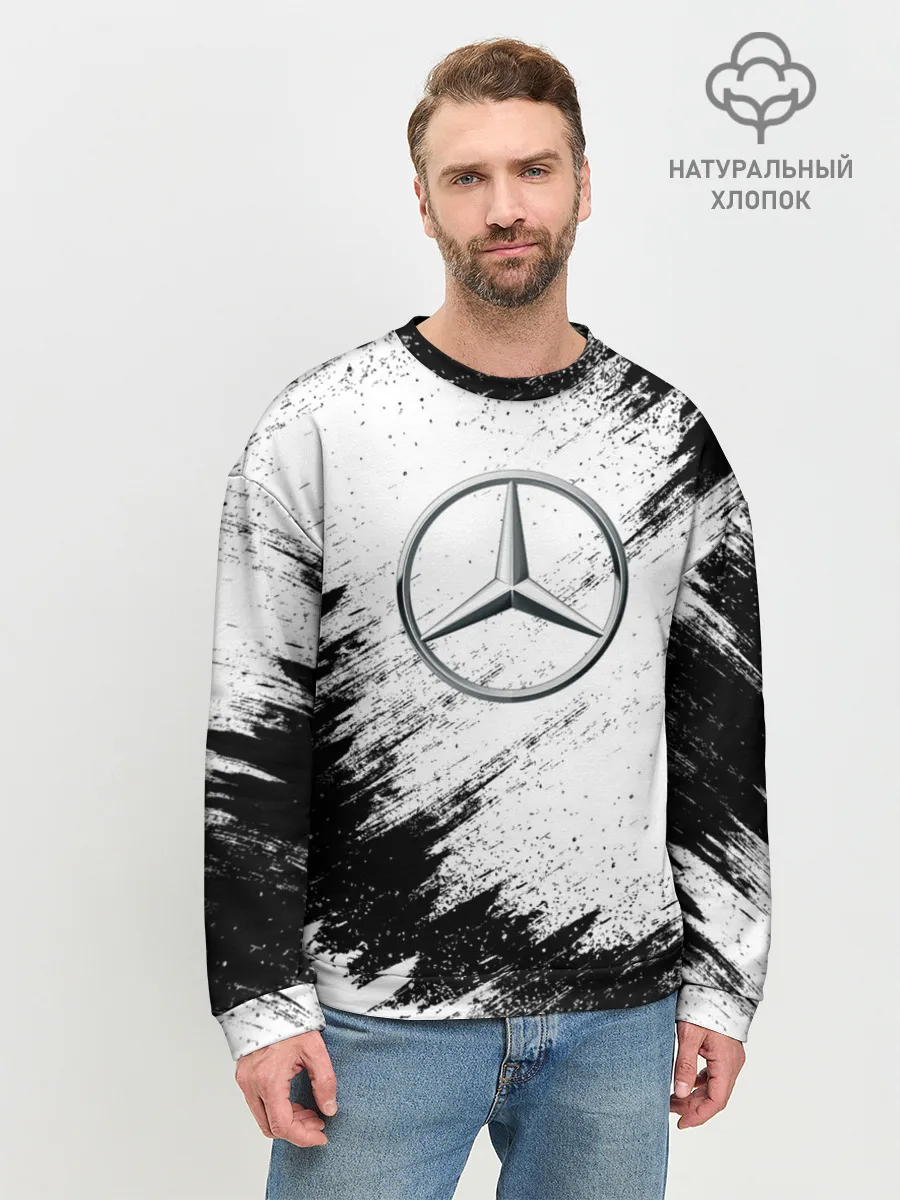 Мужской свитшот базовый / Mercedes