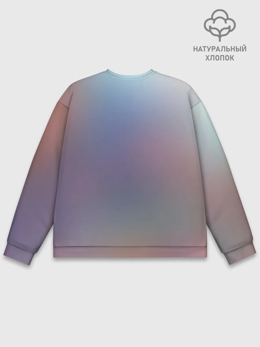 Мужской свитшот базовый / коносуба аква