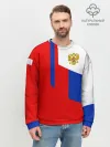 Мужской свитшот базовый / RUSSIA SPORT | РОССИЯ ТРИКОЛОР