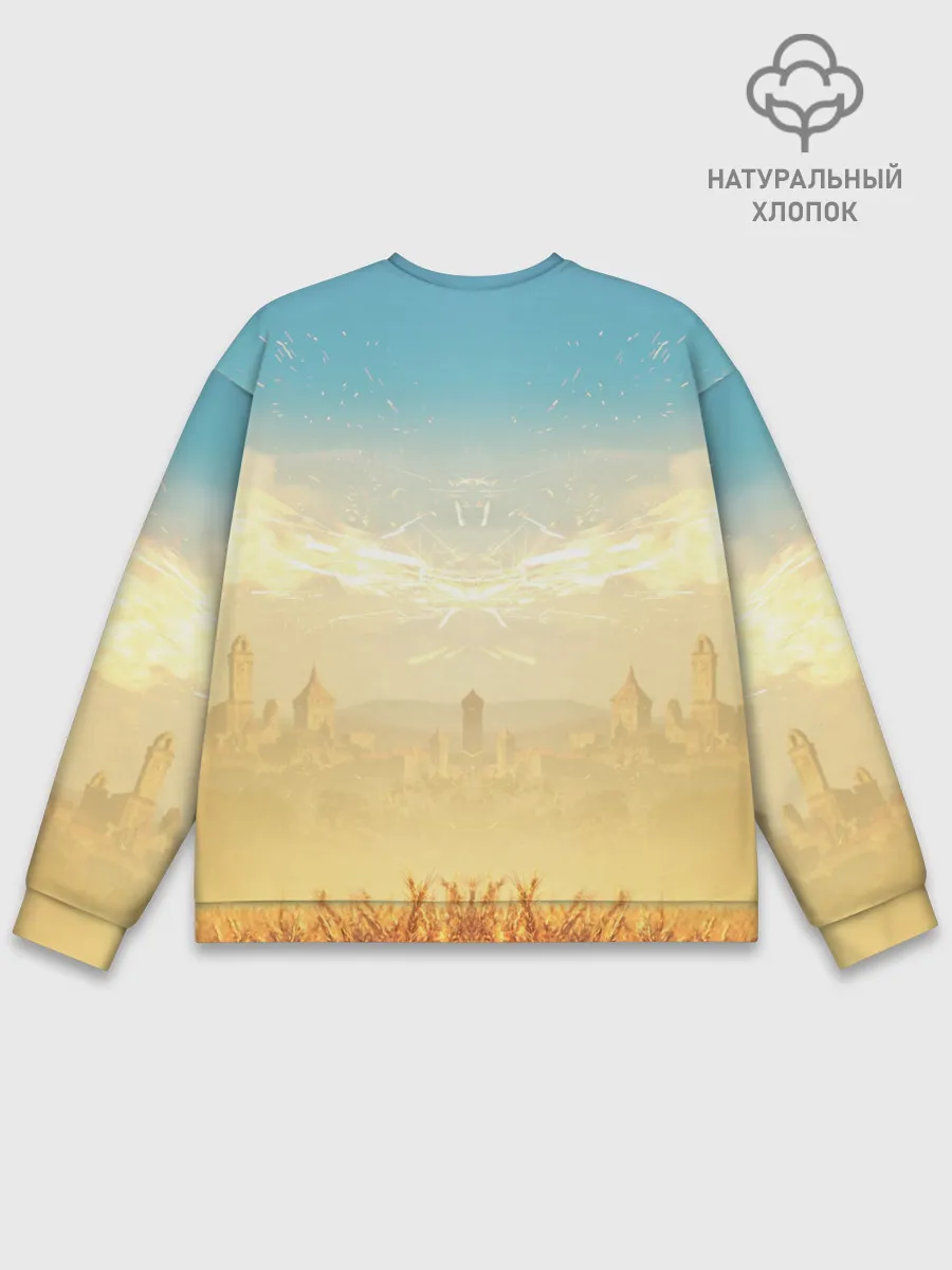 Мужской свитшот базовый / Ведьмак. Игни