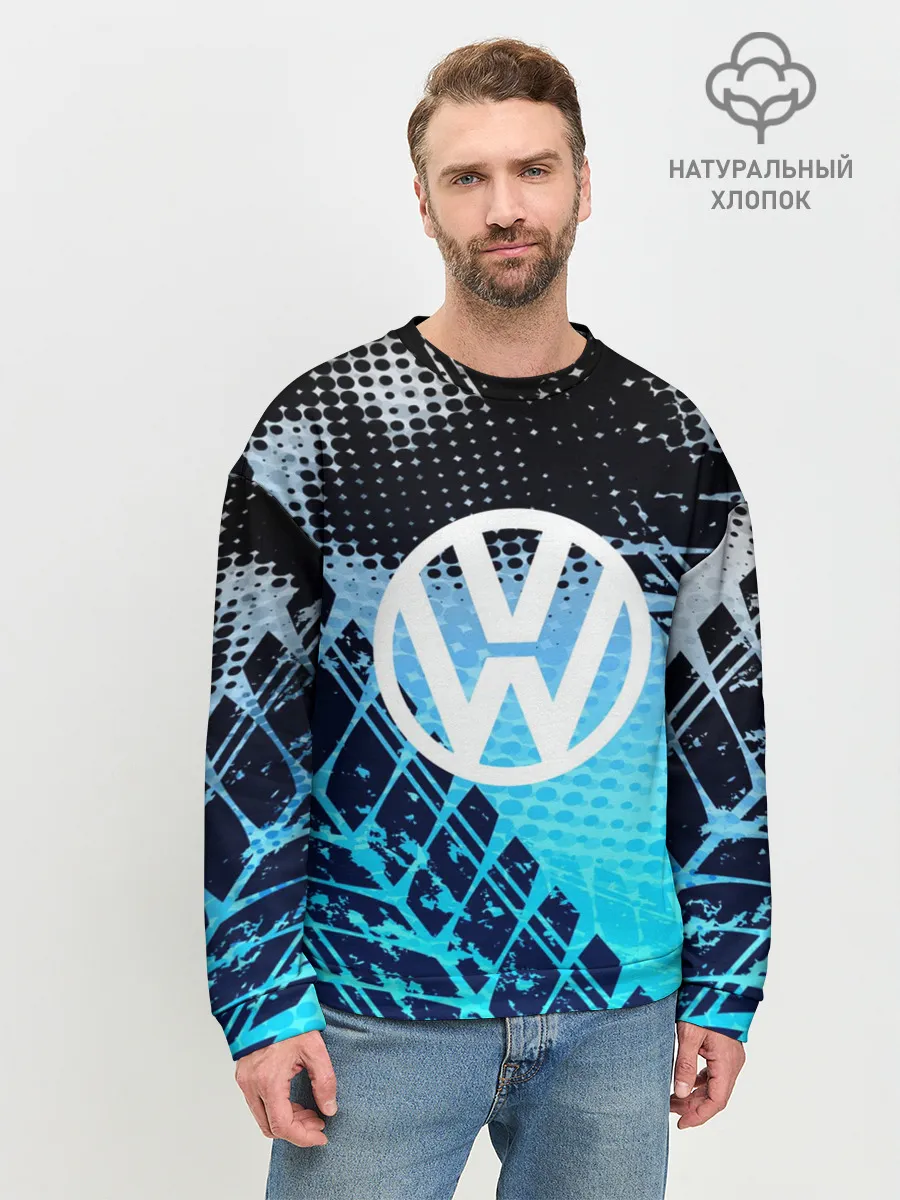 Мужской свитшот базовый / Volkswagen sport auto motors
